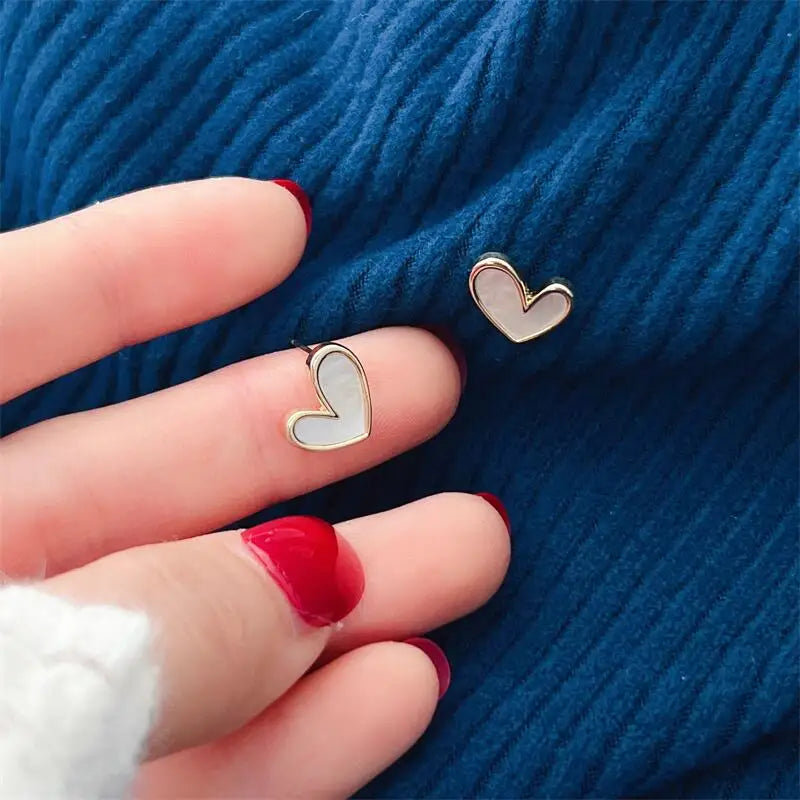 Love Heart Blue Earrings