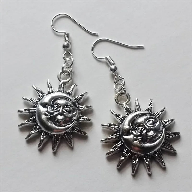 New Silver Color Star Necklaces Chain Pair of Celestial Best Friends Celestial Gift for Friend Long Necklaces Pendants Men Women