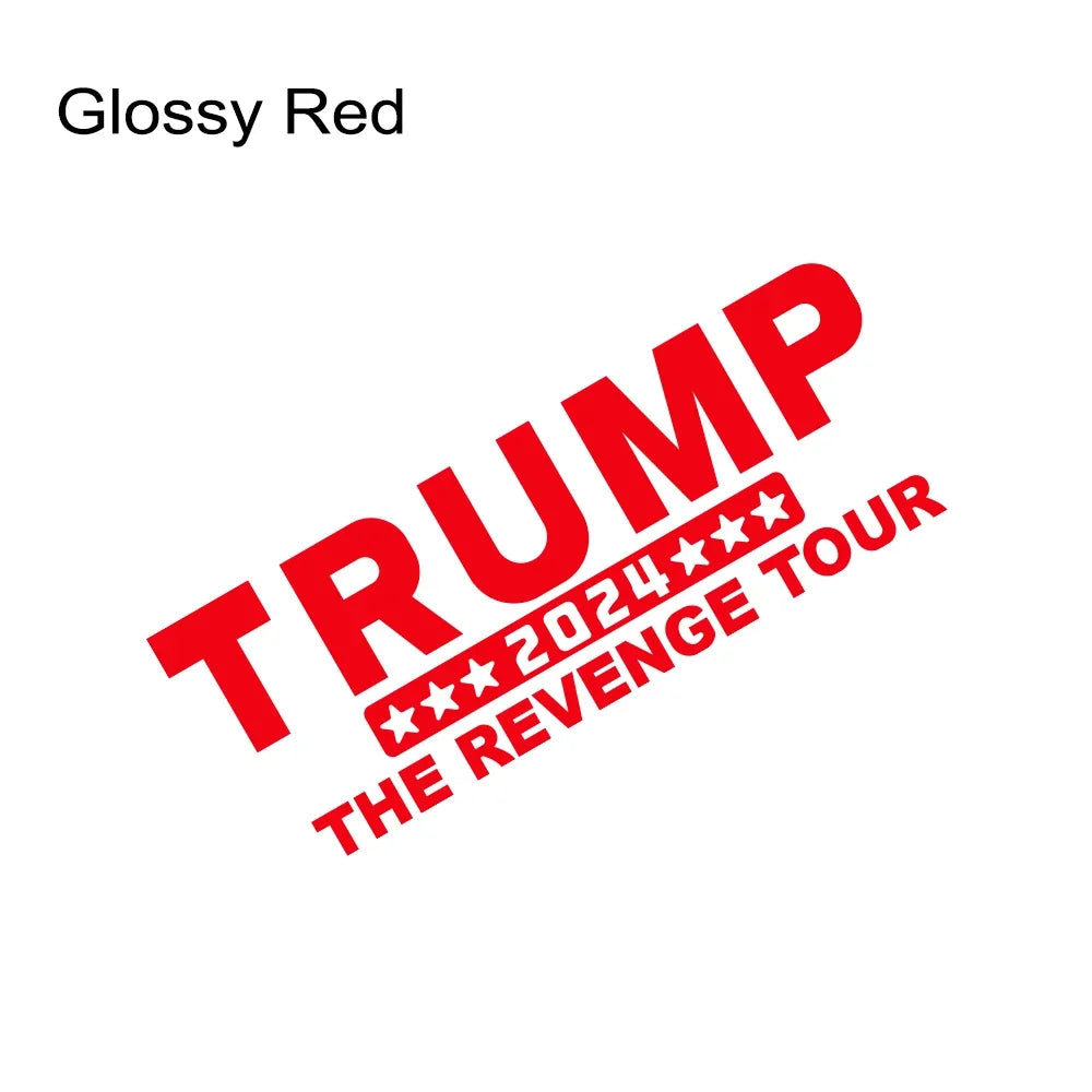 Trump 2024 USA American President Car Stickers Pickup Truck Rear Window Windshield Decor Decal Vinyl Decoration Auto Accessories