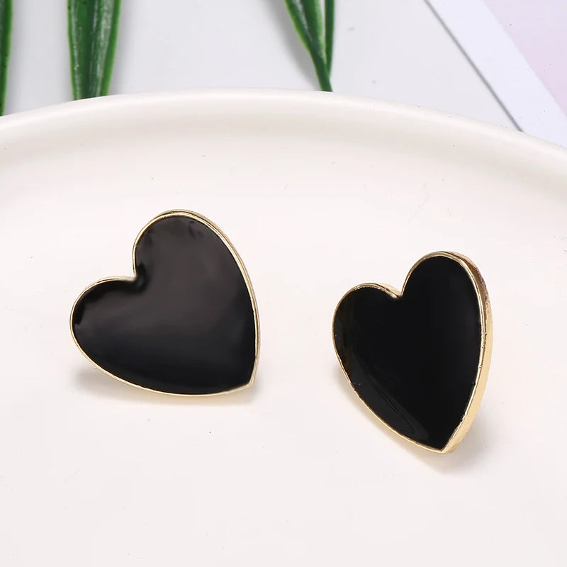 Love Heart Blue Earrings