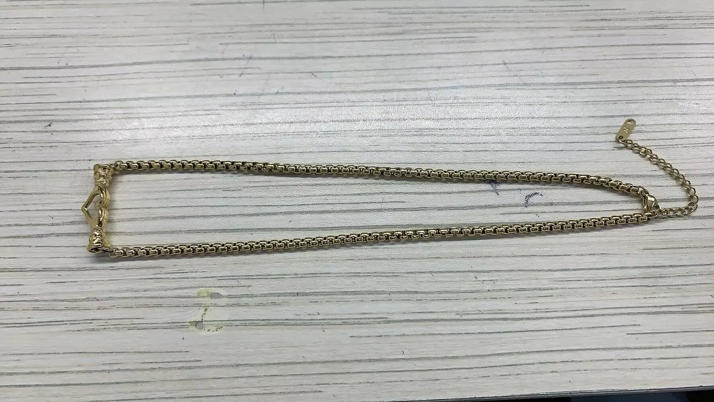 Stainless Steel Creative Chain Necklace