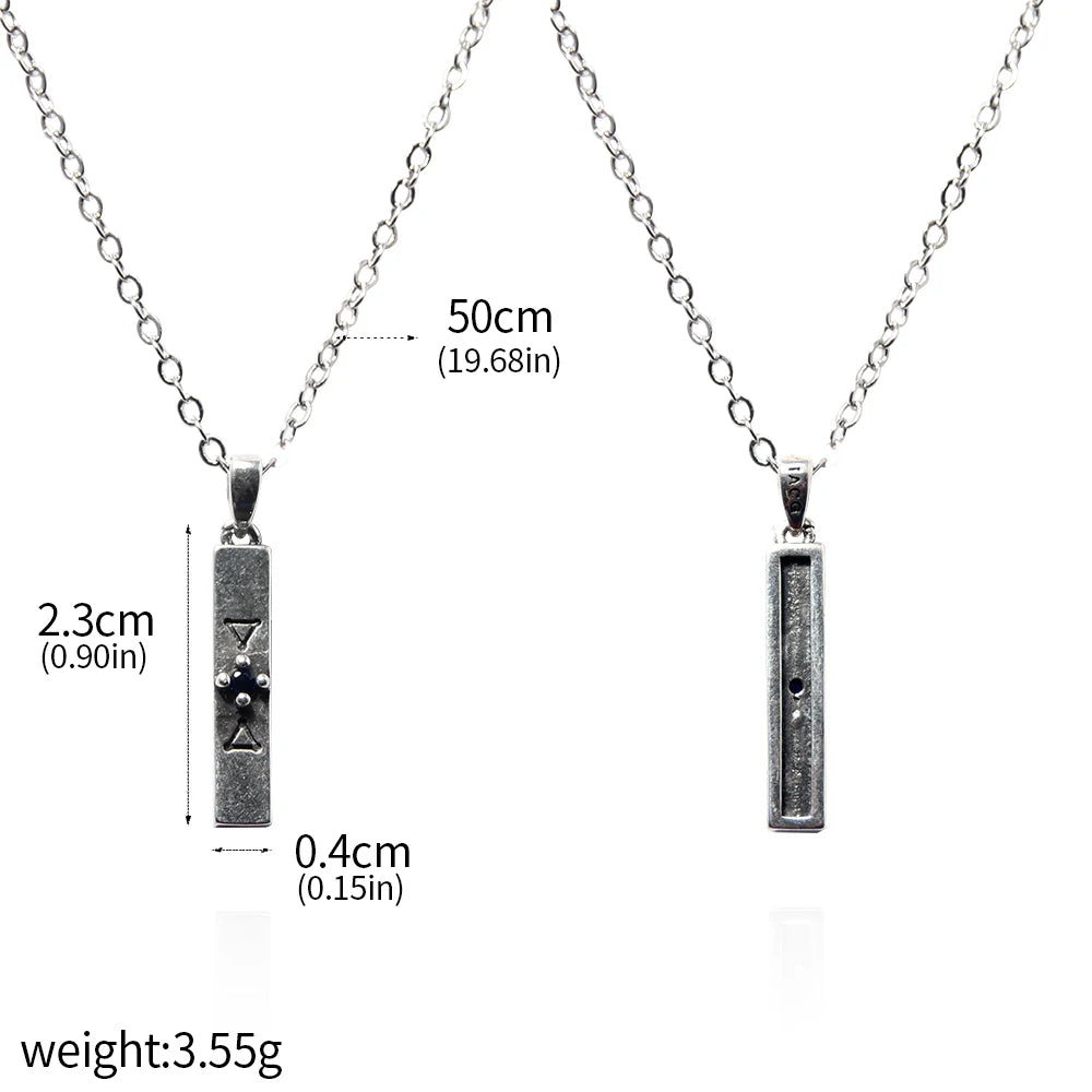 Anime Jujutsu Kaisen Fushiguro Toji Sword Necklace Spear of Tianri Knife Pendant Cosplay Necklaces For Unisex Choker Jewelry