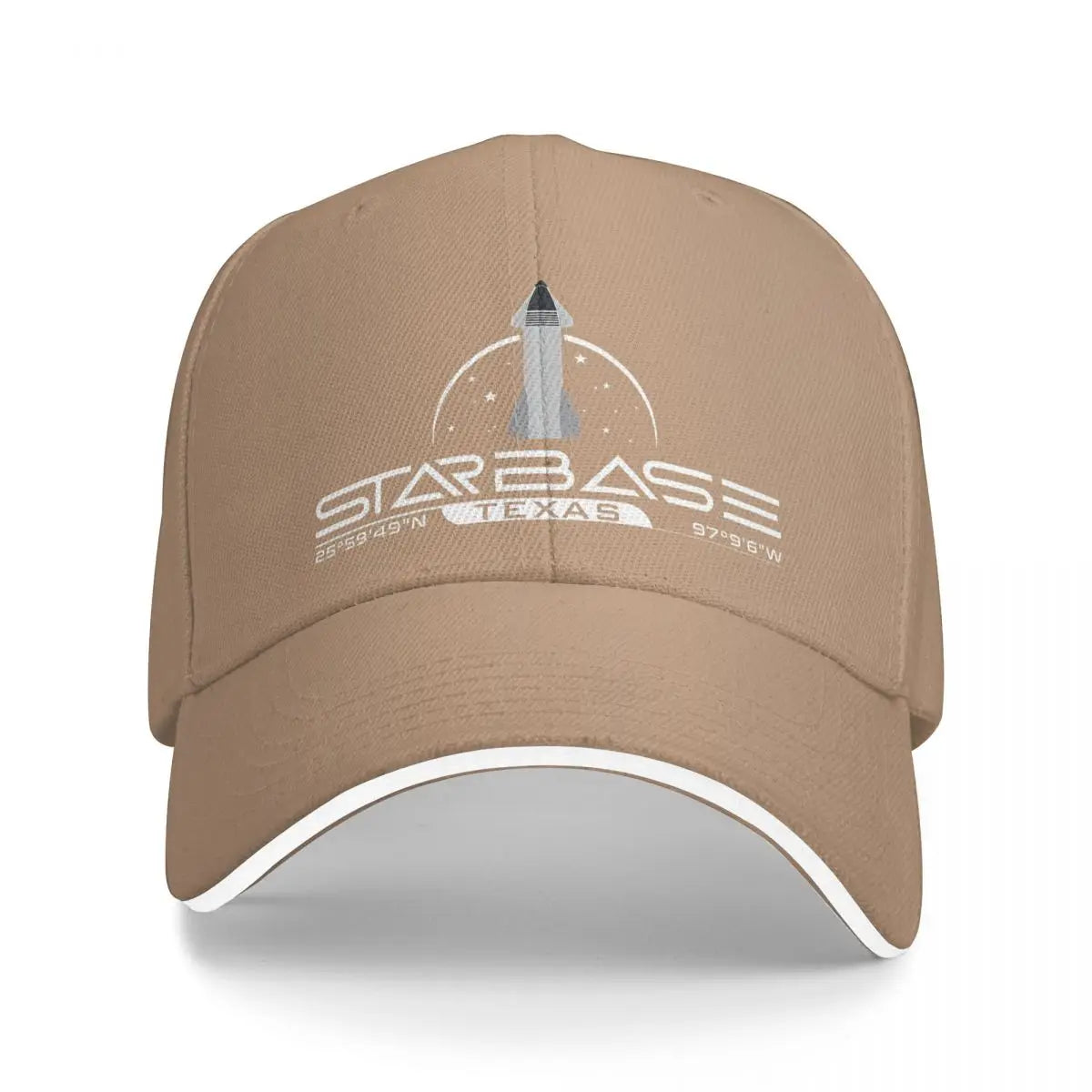 Starbase Texas SpaceX Starship Windproof Cap Sun Visor Hip Hop Caps Cowboy Hat Peaked Hats