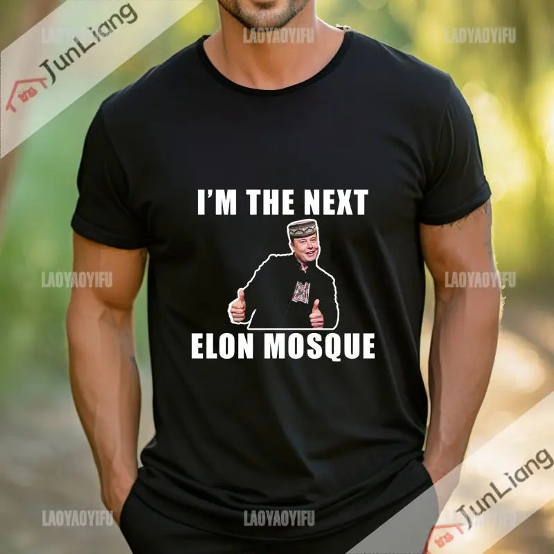 Elon Musk Tribute T-shirt Hilarious Icon Meme Legendary 80's 90's Retro  T-shirt Hip Hop Harajuku Street Wear