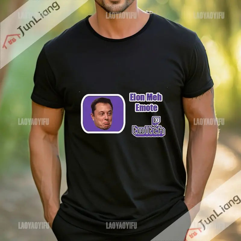 Elon Musk Tribute T-shirt Hilarious Icon Meme Legendary 80's 90's Retro  T-shirt Hip Hop Harajuku Street Wear