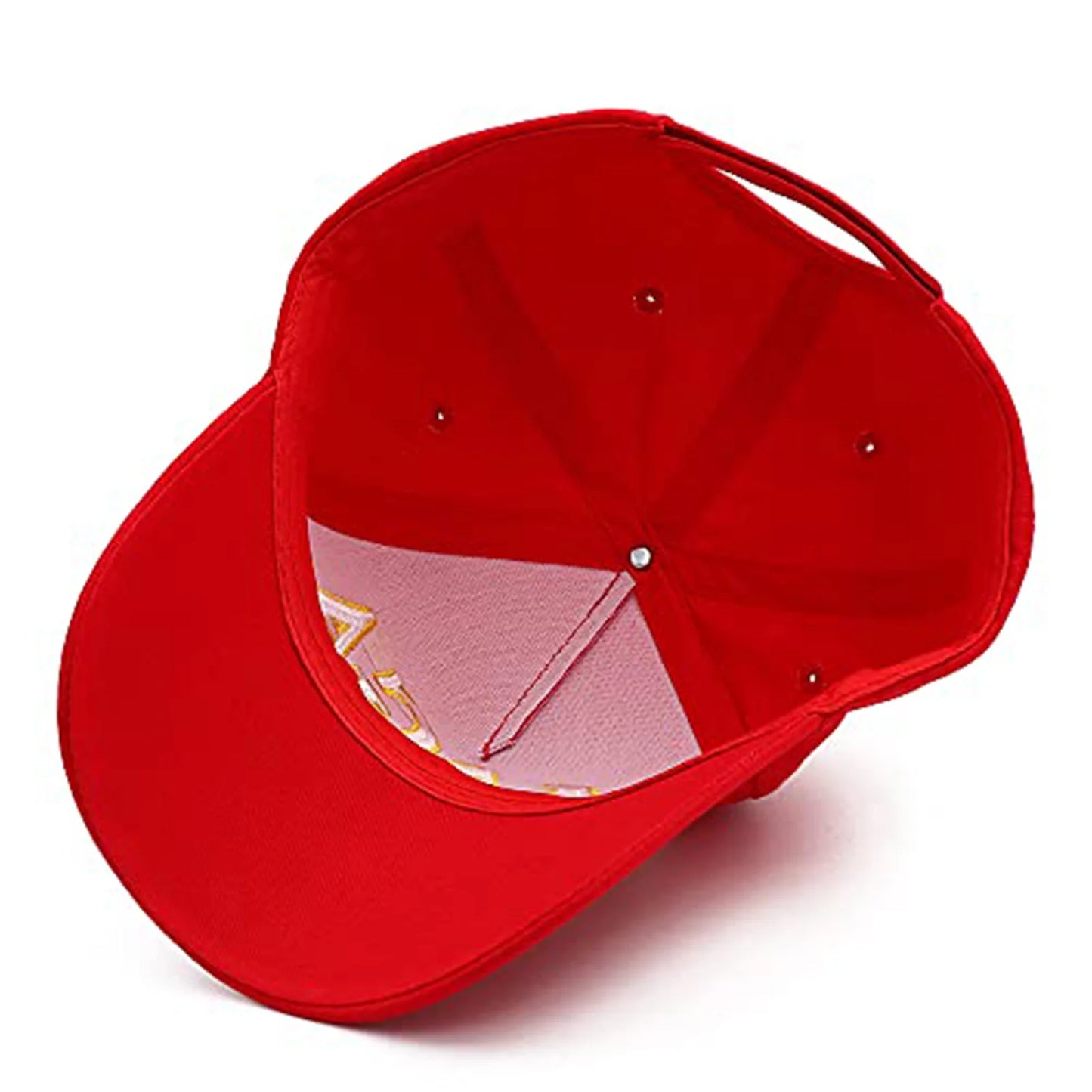 Maga Baseball Cap For Men And Women Red Embroidered Comfortable Peaked Cap Outdoor Camping Sports Cycling Travel Decoration Hat