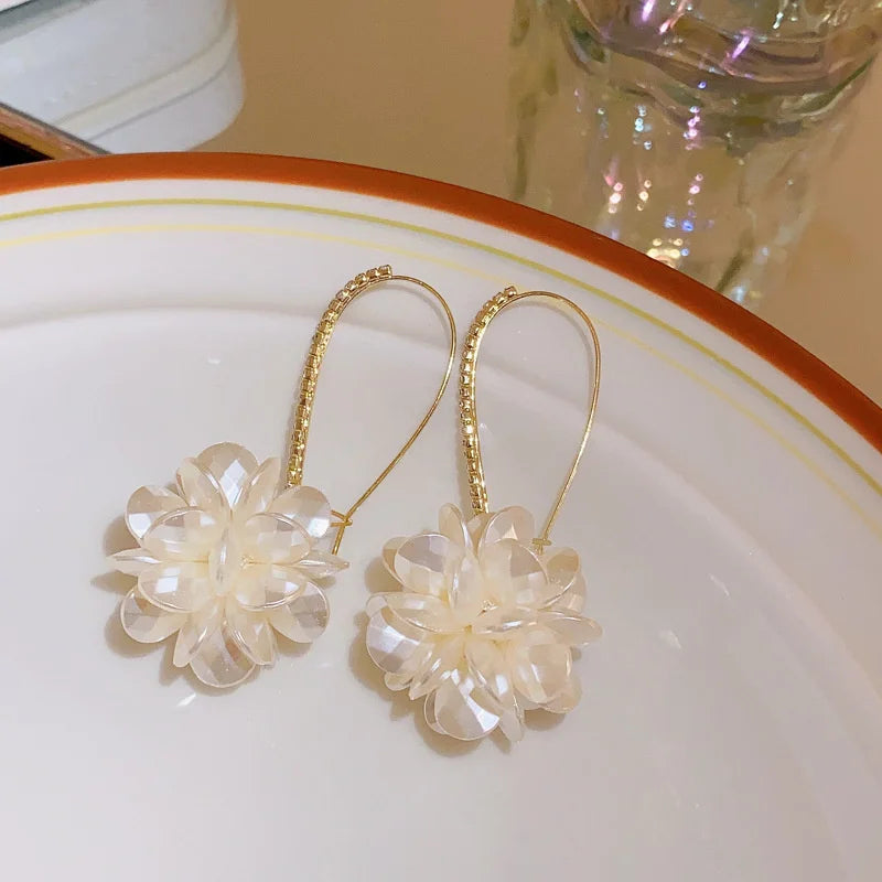 Summer Long Flower Earrings