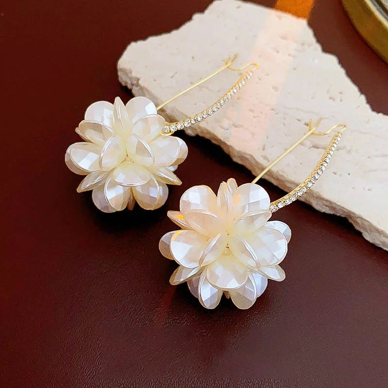 Summer Long Flower Earrings