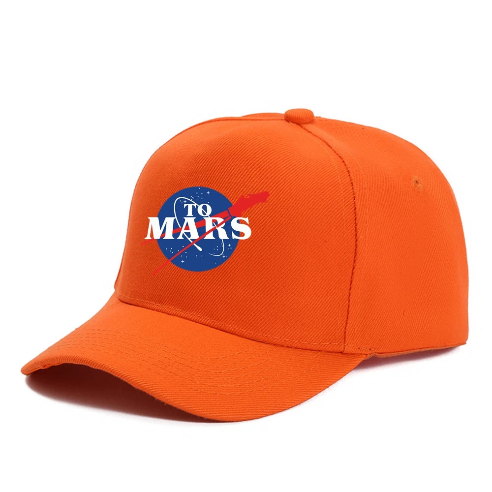 Mars SpaceX Baseball Cap Space X Logo Hip Hop Boy Hats Sun Caps Adjustable Breathable Nasas Outdoor Travel Kids Hats